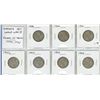 Image 1 : Complete Set of 7 Canadian World War II Silver 25 Cents 1939 – 1945. Coins grade VG-8 to VF-20.