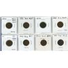 Image 1 : Lot of 8 U.S. Indian Head Cents. Includes 1890, 1891, 1893, 1895, 1902, 1903, 1906 & 1907. Coins gra