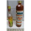 Image 1 : Sealed Vintage Cusano Rojo Mezcal drink (still has worm in bottle) + Schnapps Furstenbrand Steinhage