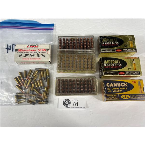 450 Rounds 22 LR Ammo Assorted