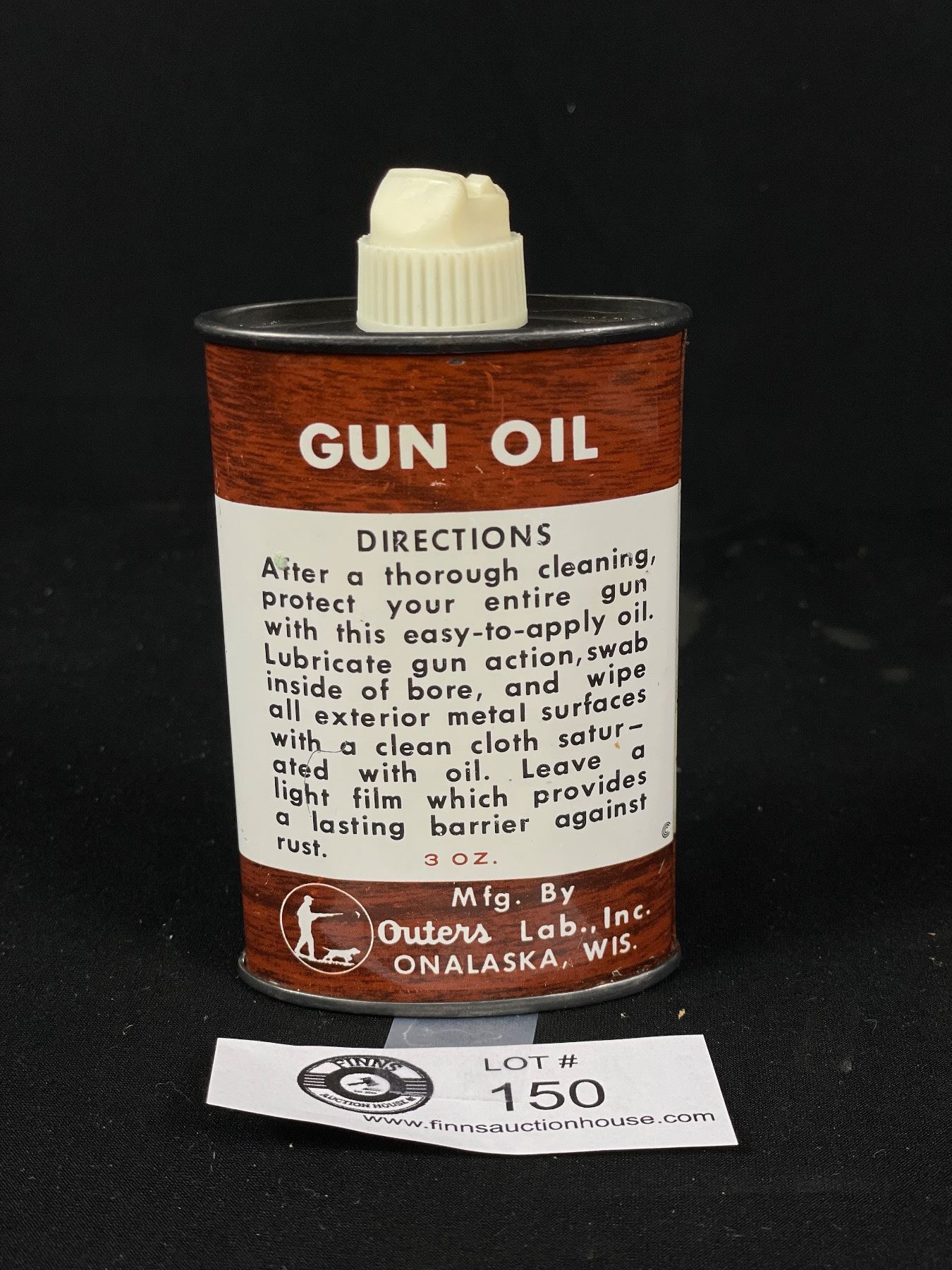 Outers Gun Oil 3 oz Tin