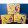 Image 1 : Lot of 3 NextX Mega Next Creativity Magnetic Toy Building Sets (100pcs each)