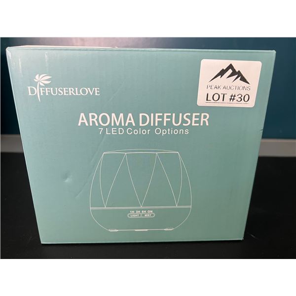 Lot of 1 Aroma Diffuser w/ 7 LED Colour Options
