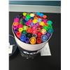 Image 2 : Lot of 1 Set of Dual-Tip Art Markers (60 PCS)