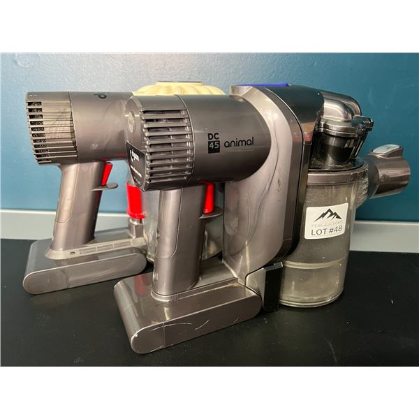 Lot of 2 Dyson Handheld Vacuums w/ Batteries (*Used/As Is)
