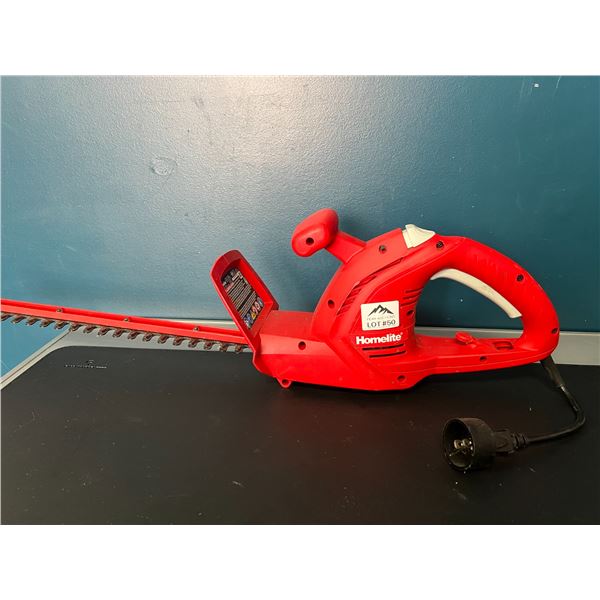 Lot of 1 Homelite Electric Hedge Trimmer (*Used/As Is)