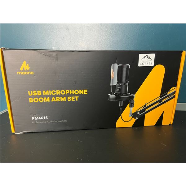 Lot of 1 USB Microhpone Boom Arm Set
