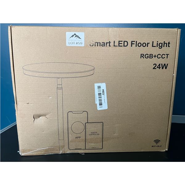 Lot of 1 Smart LED Floor Light (RGB/Color Changing)