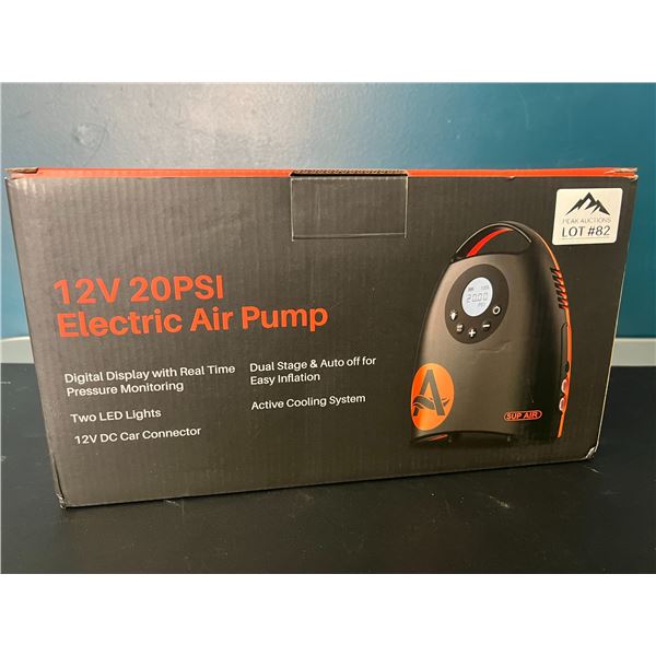 Lot of 1 Awesafe Rechargeable Electric Air Pump w/ Digital Display
