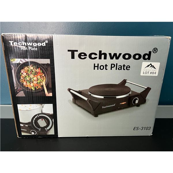 Lot of 1 Techwood Hot Plate for Cooking
