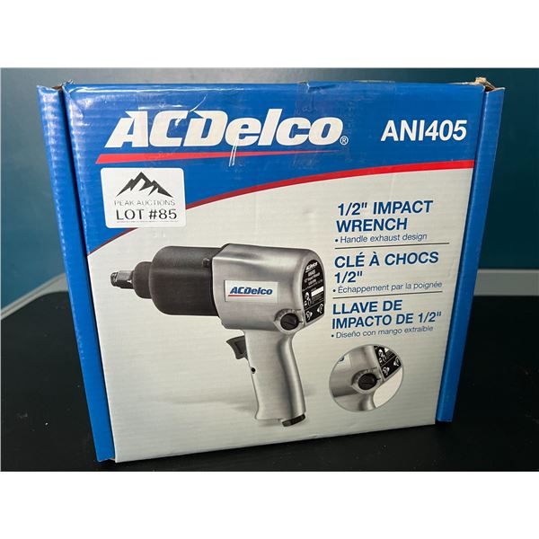 Lot of 1 ACDelco 1/2" Impact Wrench