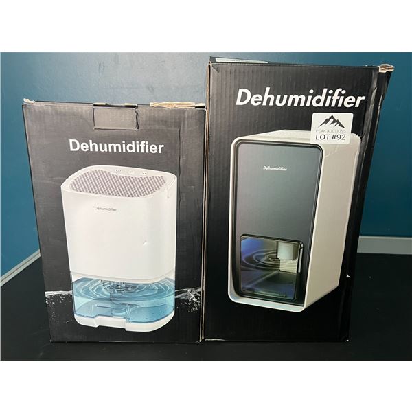 Lot of 2 Household Dehumidifiers