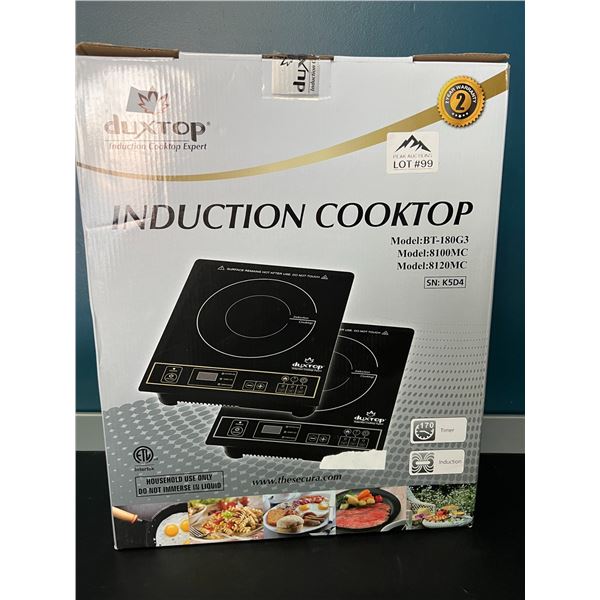Lot of 1 Duxtop Induction Cooktop/Countertop Portable Cooktop