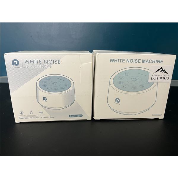 Lot of 2 White Noise Sound/Sleep Machines