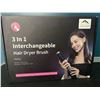 Image 1 : Lot of 1 3-in-1 Interchangeable Hair Dryer Brush