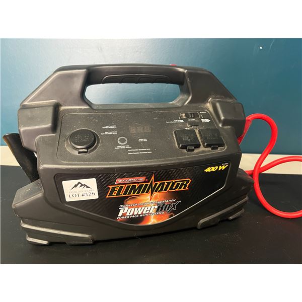 Lot of 1 MotoMaster PowerBox Jump Starter With Inverter (*Used/As Is)