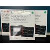 Image 1 : Lot of 3 Double-Sided Chalkboards - For First & Last Day of School