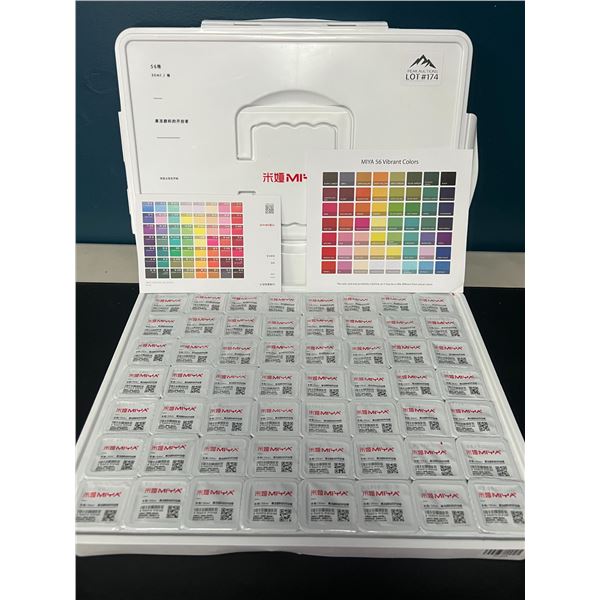 Lot of 1 Miya Gouache Paint Set - 56 colours