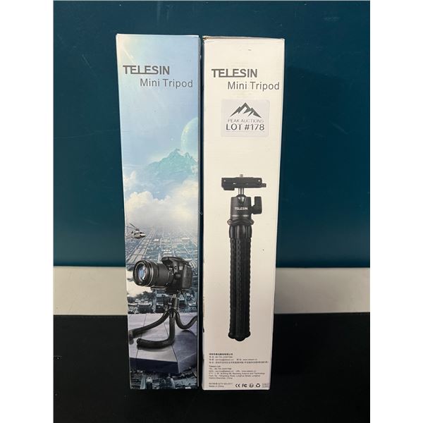 Lot of 2 Telesin Mini Tripod Stands