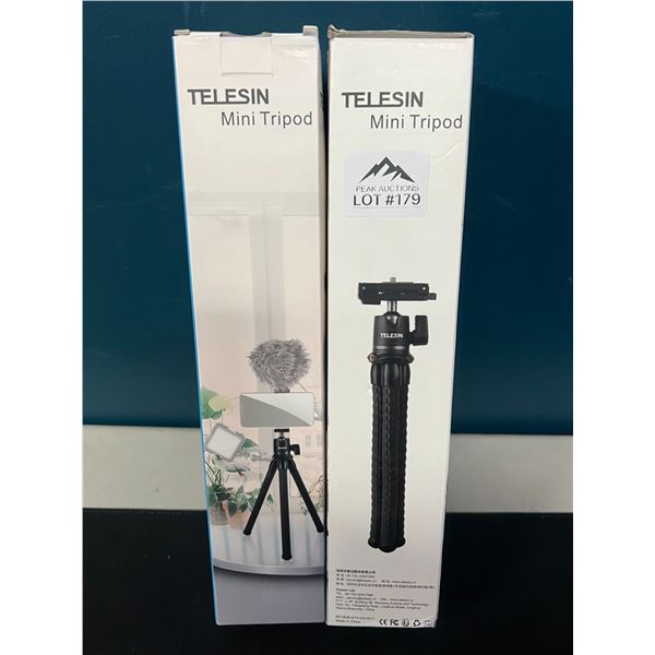 Lot of 2 Telesin Mini Tripod Stands