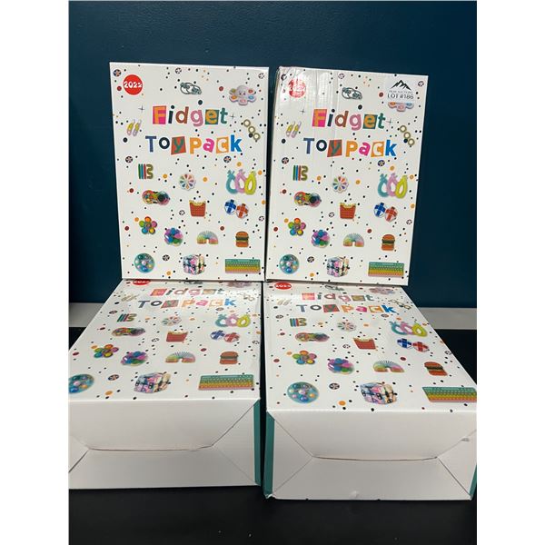 Lot of 4 Boxes of Fidget Toy Packs
