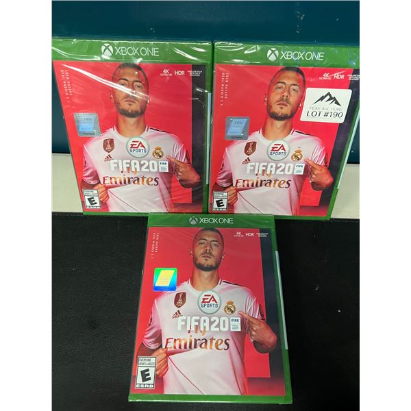 Lot of 3 Fifa20 Xbox One Games