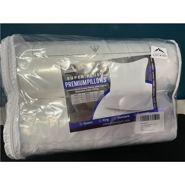 Lot of Super Plush Premium Pillows (2 Pack) - Queen Size