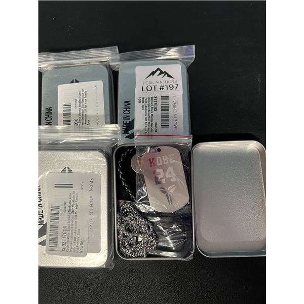 Lot of 4 Kobe Chains/Necklaces