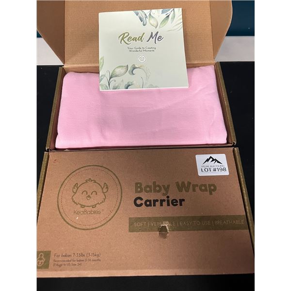 Lot of 2 Baby Wrap Carriers (Pink)