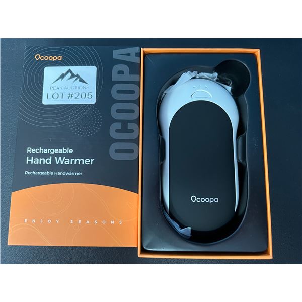 Lot of 1 Ocoopa Rechargeable Pocket Hand Warmer/Portable Powerbank