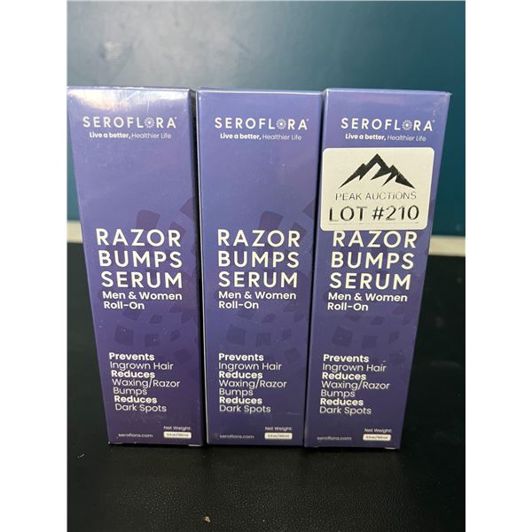 Lot of 3 Razor Bump Serum for Men & Women