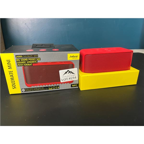 Lot of 1 Jabra Solemate Mini Bluetooth Speaker
