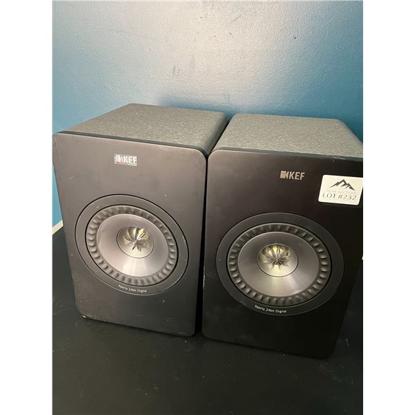 Lot of 2 KEF X300A Wireless Hi-Fi Speakers (*Used/As Is)