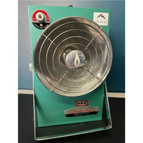 Lot of 1 Vintage Portable Propane Radiant Heater (*Used/As Is)