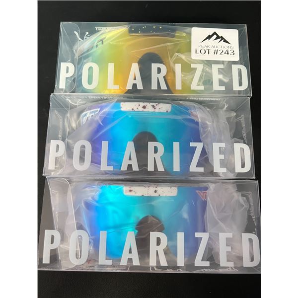 Lot of 3 Pit Viper Polarized Sunglasses