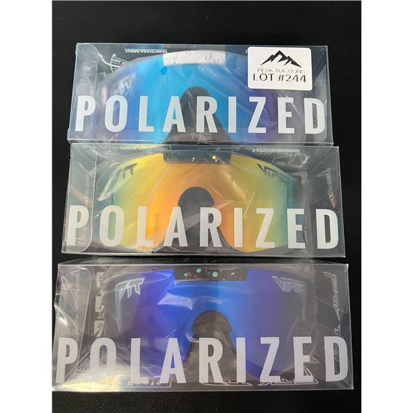 Lot of 3 Pit Viper Polarized Sunglasses