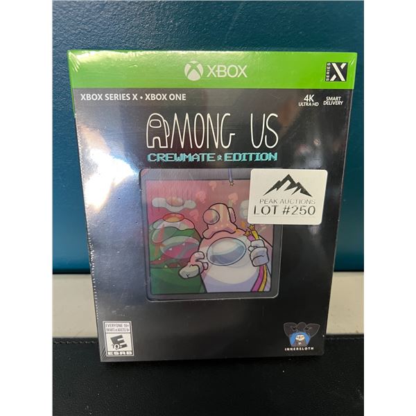 Lot of 1 Among Us Crewmate Edition Video Game for Xbox Series X & Xbox One