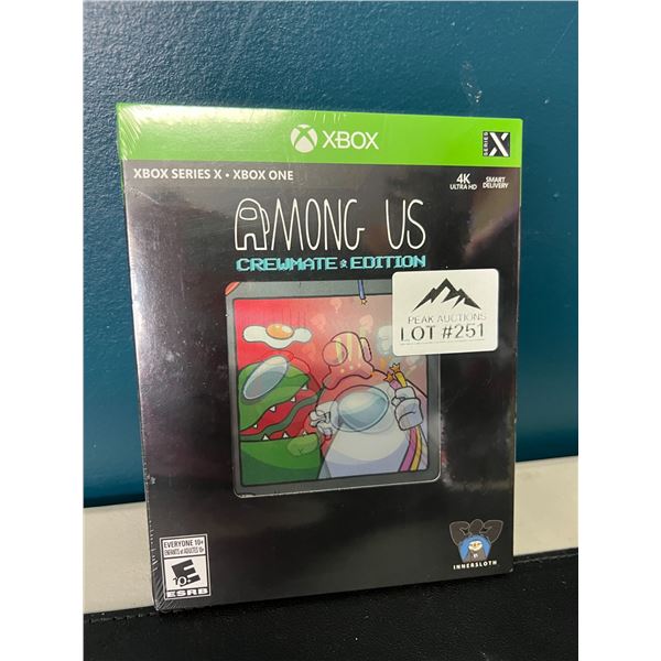 Lot of 1 Among Us Crewmate Edition Video Game for Xbox Series X & Xbox One