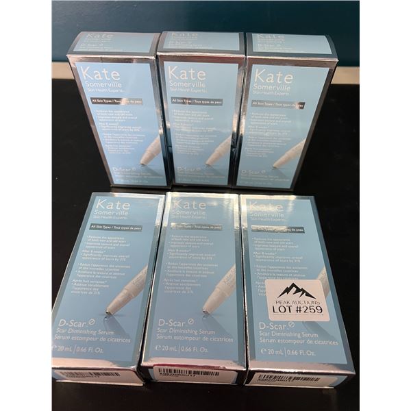 Lot of 6 Boxes of Kate Somerville Scar Diminishing Serum
