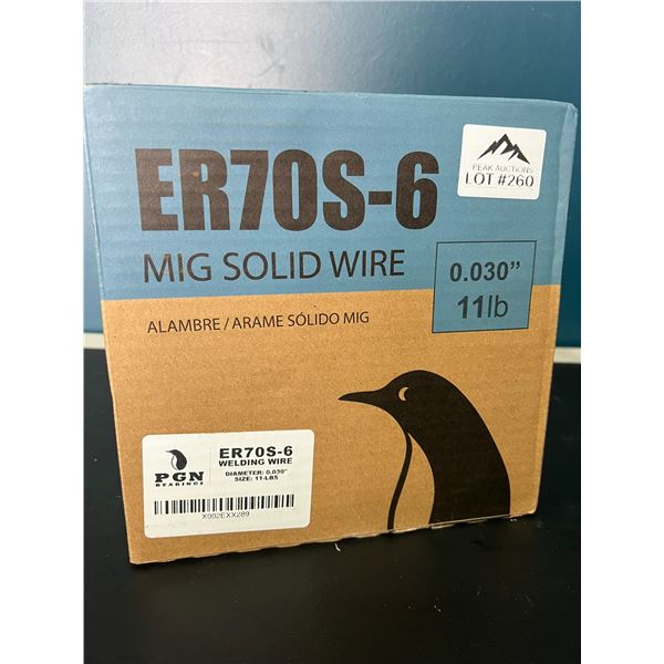 Lot of 1 Mig Solid Wire (11lb)