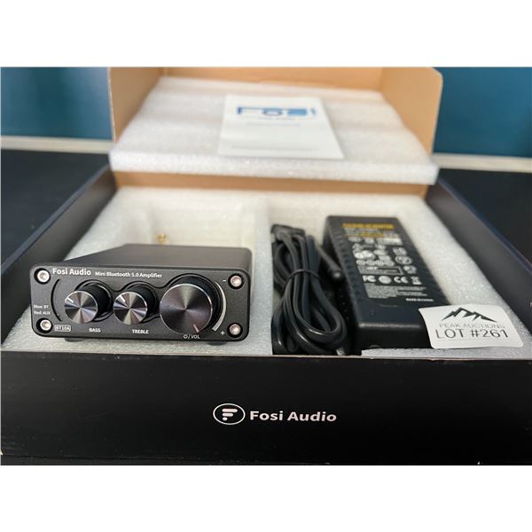 Lot of 1 Fosi Audio Mini Bluetooth 5.0 Amplifier