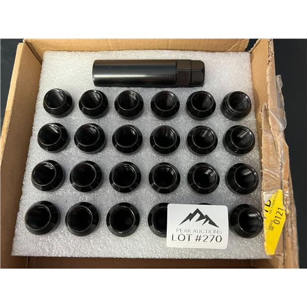 Lot of Spline Drive Lug Nuts (Black)