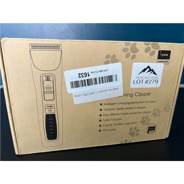 Lot of 1 Pet Grooming Clippers - Rechargeable
