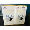 Image 1 : Lot of 2 Magentak Ultrasonic Automatic Toothbrushes w/ Teeth Whitening Lights