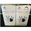 Image 1 : Lot of 2 Magentak Ultrasonic Automatic Toothbrushes w/ Teeth Whitening Lights