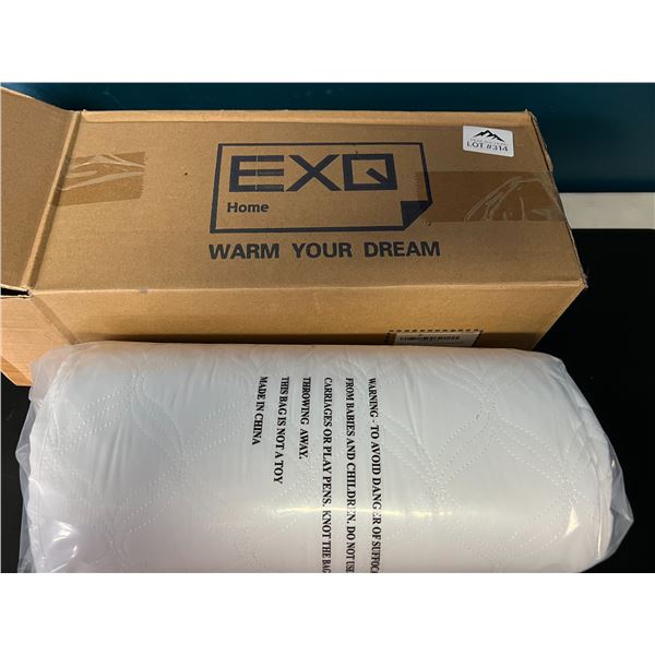 Lot of 1 EXQ Twin Size Quilt/Bedspread Set (White)