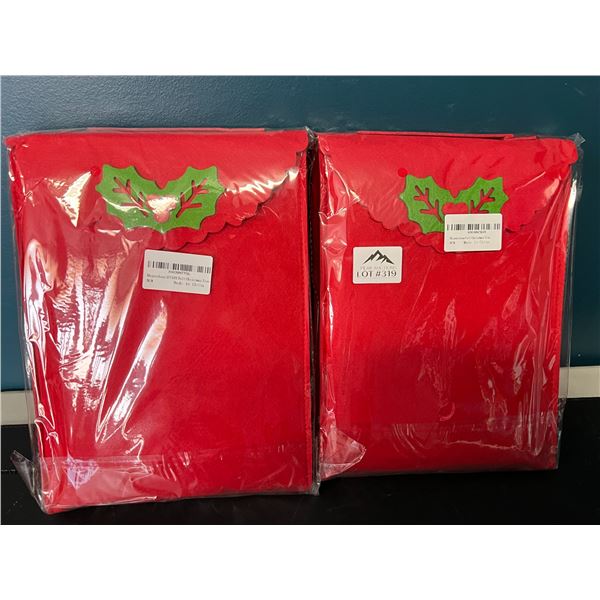 Lot of 2 DIY Felt Christmas Trees - 3FT tall