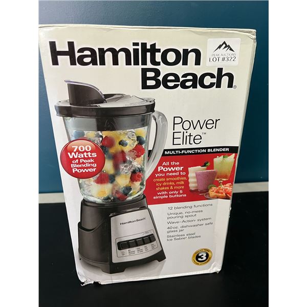 Lot of 1 Hamilton Beach Power Elite Multi-Function Blender
