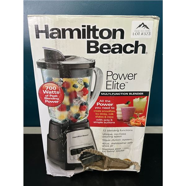 Lot of 1 Hamilton Beach Power Elite Multi-Function Blender
