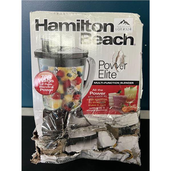 Lot of 1 Hamilton Beach Power Elite Multi-Function Blender